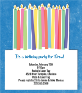 Cake & Candles Invitation